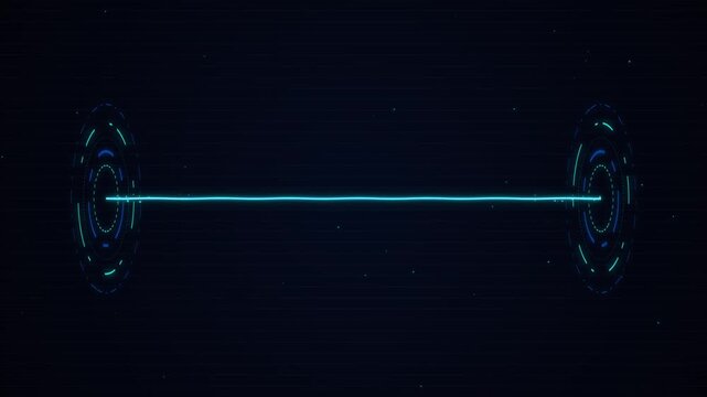 Futuristic Pink Sci-Fi HUD Energy Beam and Plasma Conduit.