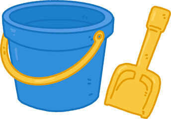 bucket and sand scoop © 서 지연
