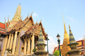 Beautiful Architecture inside the Grand Palace, Bangkok, Thailand © marcuspon