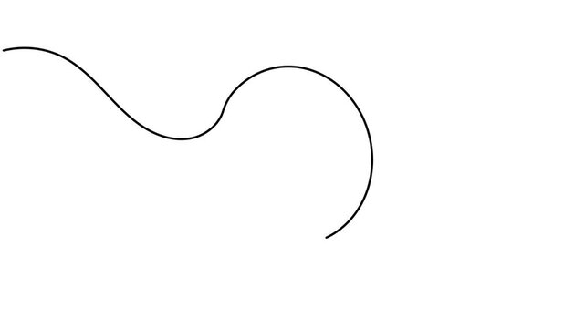 Animated medical cross in a chat speech bubble icon sign continuous one line drawing moving on white background minimalist single art digital health services and doctor communication symbol animation