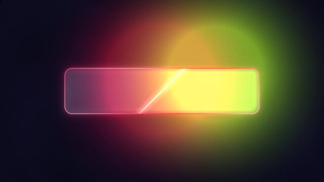 Vibrant Neon Glow Progress Bars Background Set. Abstract Luminous Technology Design Elements with Colorful Light Effects.
