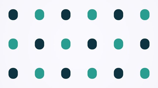 Abstract Teal and Navy Gradient Dot Pattern on White Background for Modern Digital Designs