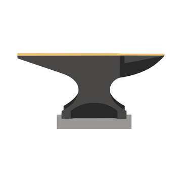 Blacksmith anvil isolated on transparent background