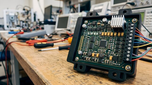 compact industrial analog input module populated with precision electronic components for process control, signal acquisition, automation, and instrumentation systems