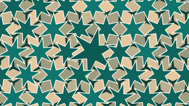 Geometric Star Pattern Background