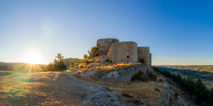 Rochafrida castle, in Beteta, Castilla la Mancha, Spain