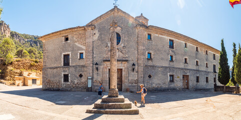 Naklejka premium San Miguel de la Victoria Convent, in Priego, Castilla la Mancha, Spain