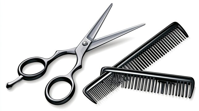 Professional Hairdressing Scissors and Combs for Salons