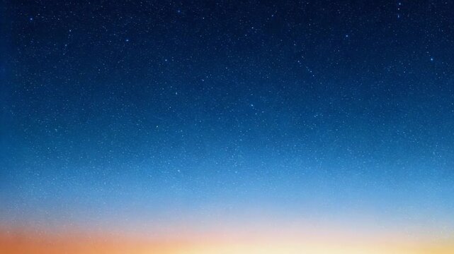 Clear night sky filled with countless stars over a subtle blue gradient