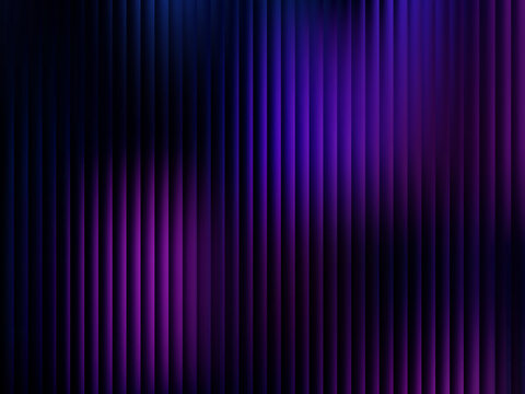 Indigo and purple vertical stripes with staggered magenta glow