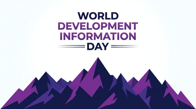 World Development Information Day mountain landscape