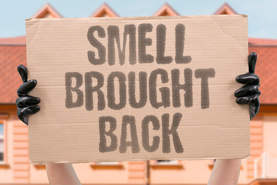 "Smell brought back" A whiff triggered a vivid memory from long ago. NOSTALGIA. SMELL. MEMORY. RETURN. TRIGGER.