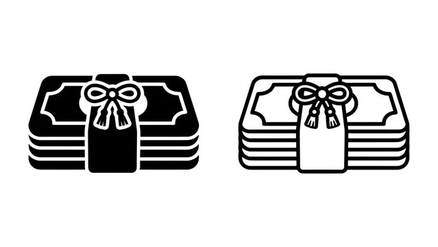 Stack of Money as a Gift