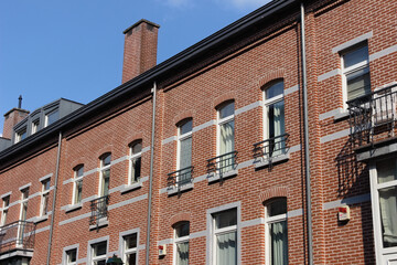 Naklejka premium Quartier de Saint Gilles à Bruxelles