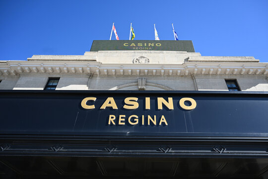 Regina, SK, Canada - July 04, 2026: Casino Regina in city of Regina, Saskatchewan. Casino Regina operates in the city's former union station, a Tyndall.