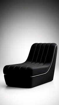 Modern Black Upholstered Chair
