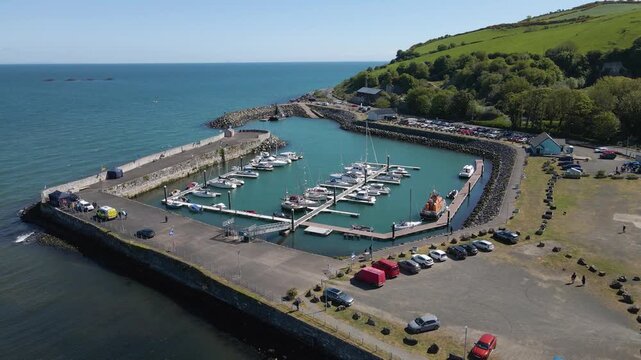 Glenarm marina Co Antrim Northern Ireland