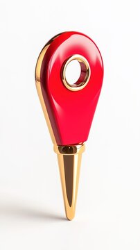 Red Map Pin Marker