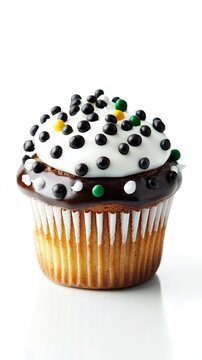 Chocolate Frosted Cupcake