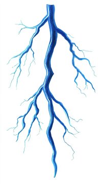 Blue Lightning Bolt