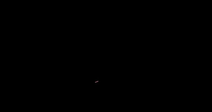 3D subscribe text on pink speech bubble popping up on black background. Social media call to action animation overlay for YouTube vlogs, streams and creators