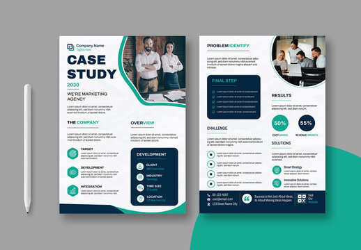 Case Study Design Template Layout