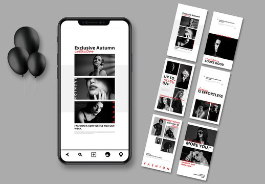 Luxury Minimal Fashion Social Media Template