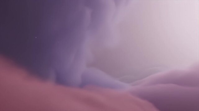 Abstract soft purple and pink cloud texture.