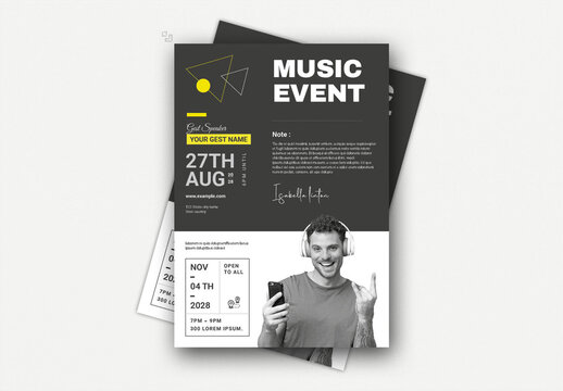Music Event Flyer Template