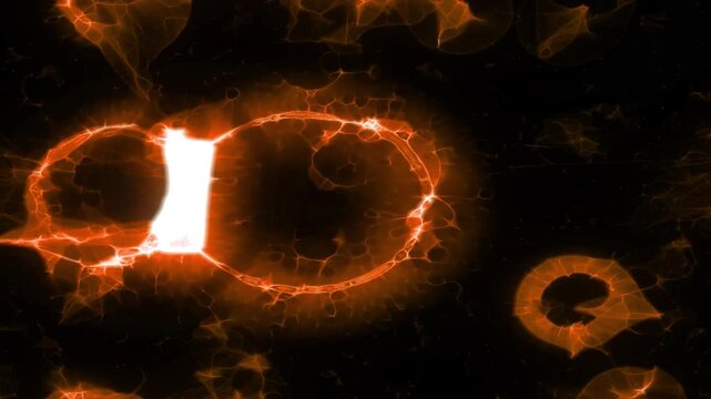 Abstract energy red background