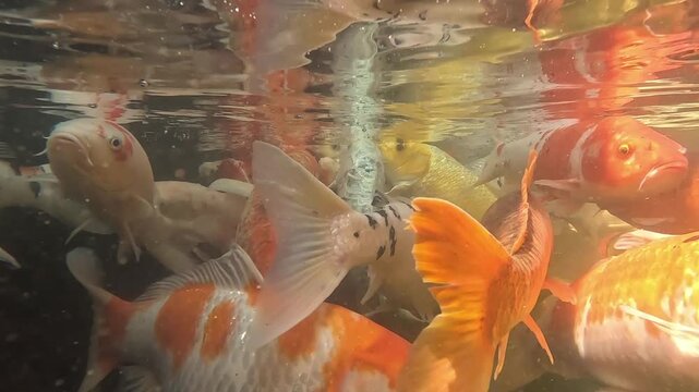 Captivating Underwater Glimpse of Colorful Fish in a Tranquil Setting  