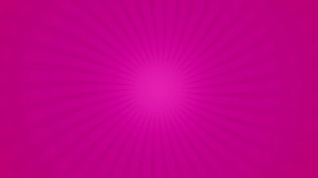 Pink Cartoon Spinning Radial Burst Background Video Animation