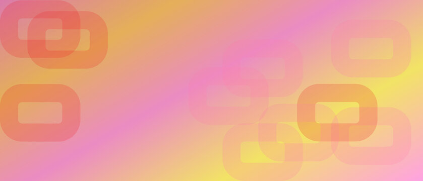 Vibrant pastel multicolor backdrop showcasing transparent rounded rectangle shapes with smooth gradients