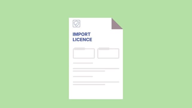 Import License Official Trade Document