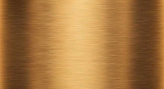 A close-up view of a metal brushed bronze texture featuring fine linear strokes, warm golden undertones, and a sophisticated matte finish, shiny, rustic, hardware
