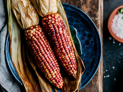 roasted red corn 