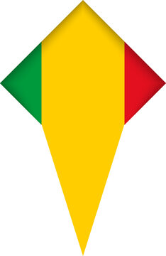 Geometric Mali Germany Flag Location Icon