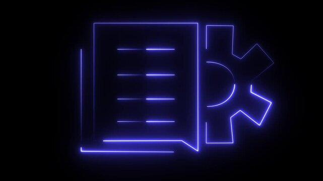 A digital graphic representing "Document Settings" or "File Configuration".