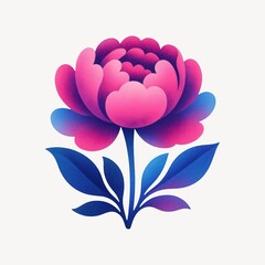 Obraz premium Vibrant floral illustration design