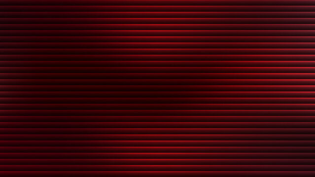 Horizontal dark red lines pattern with a subtle gradient and soft light highlights, creating a sleek metallic or industrial texture for modern digital backgrounds and design.