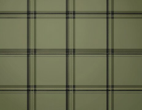 Deep olive green and black plaid tartan pattern