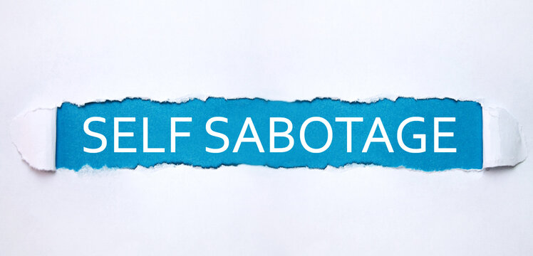 Concept of Self Sabotage. Anxiety. Procrastination
