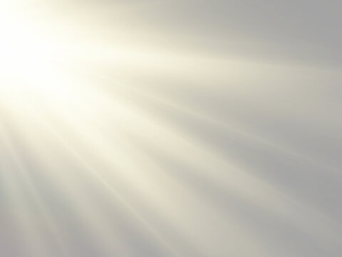 Golden sun glows softly. Bright rays spread around it. Clean PNG light effect for overlays, posters, and designs.
