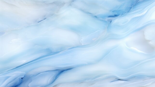 Luxury blue marble texture background. Abstract onyx stone fluid pattern with elegant white veins for modern surface design and soft wallpaper.