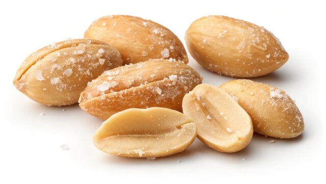 Salted peanut snack with crunchy texture perfect for quick snack or ingredient in various dishes offering savory taste and satisfying bite
