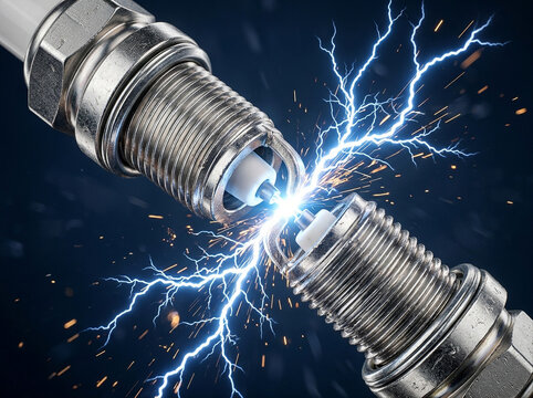Gas Flame with Spark Igniter