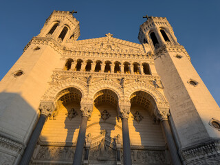 Fototapeta premium Basilique notre dame de Fourvière à Lyon