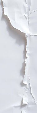 Torn paper, stretched to limit, with fibers showing, greenbacks, value