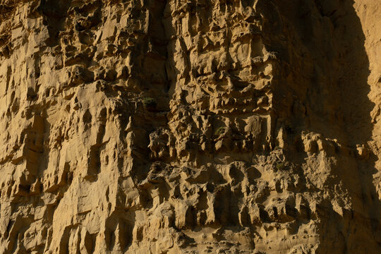 Sand cliffs texture