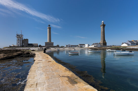 Phare d Eckm&uuml;hl in the french city of Saint-Pierre